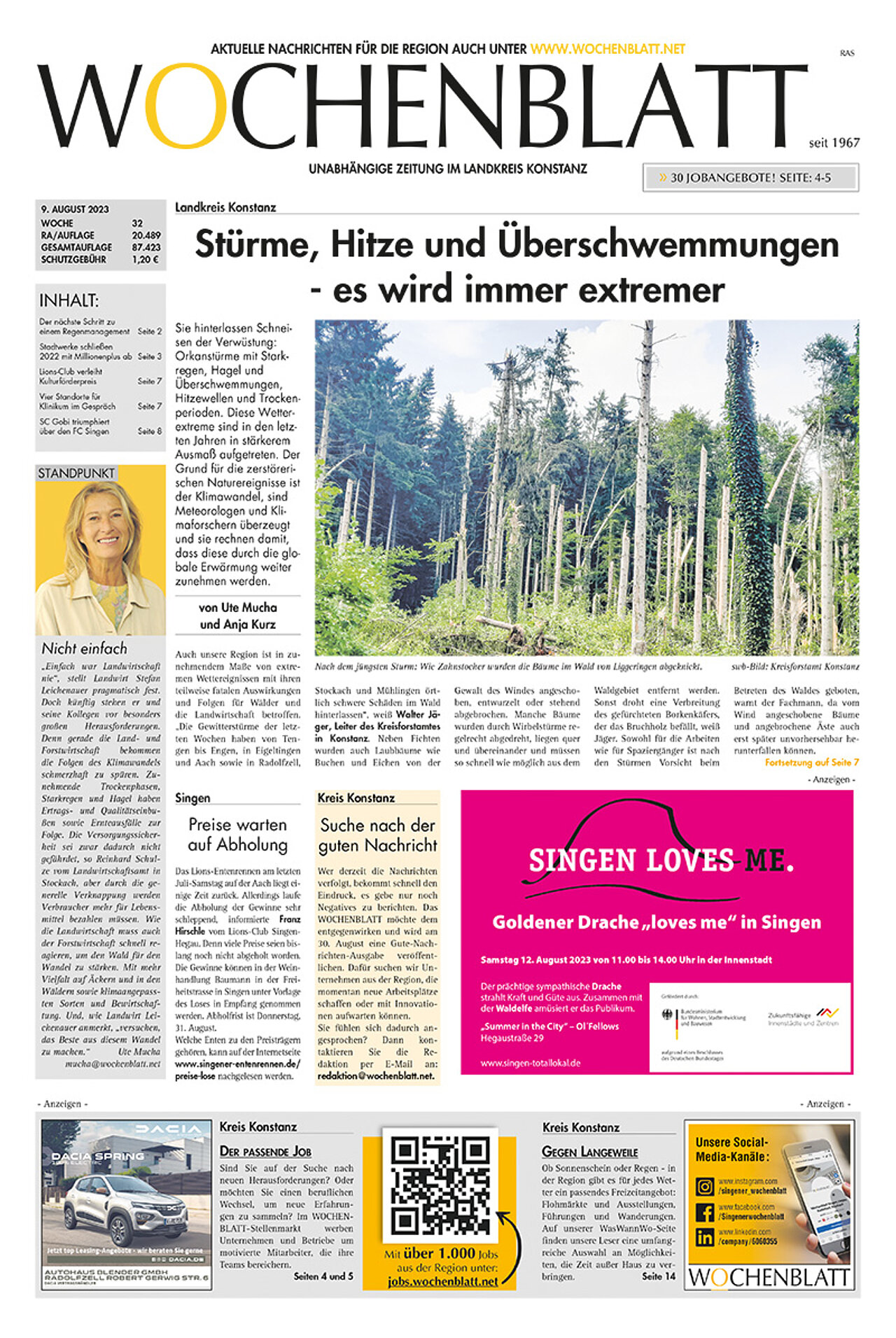 Ausgabe 32 vom 09. August 2023