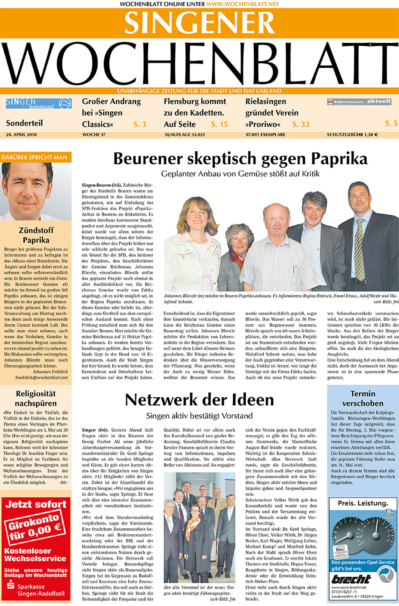 Ausgabe 17 vom 28. April 2010