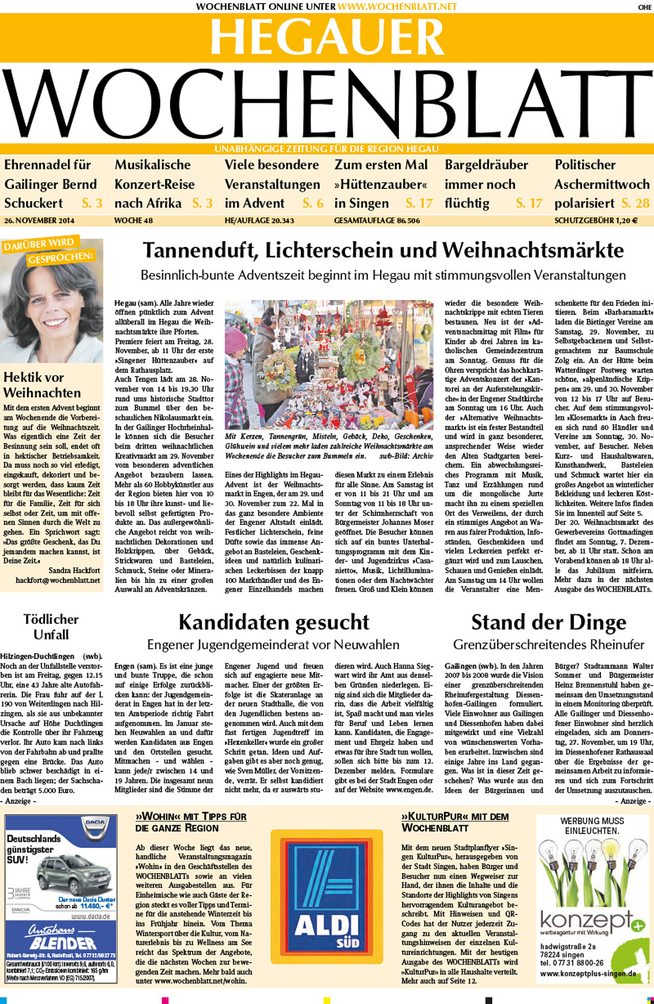 Ausgabe 48 vom 26. November 2014