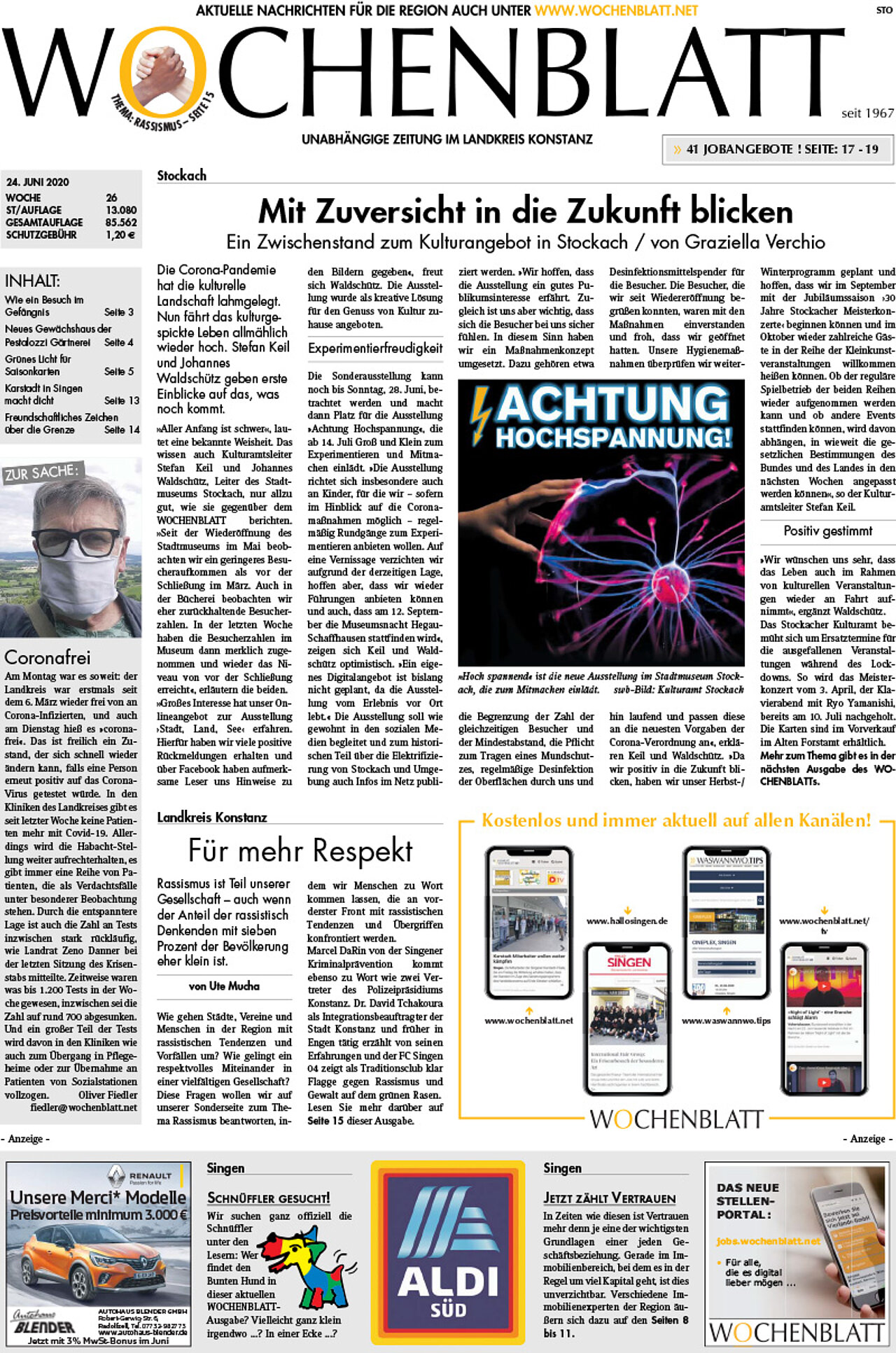 Ausgabe 26 vom 24. Juni 2020