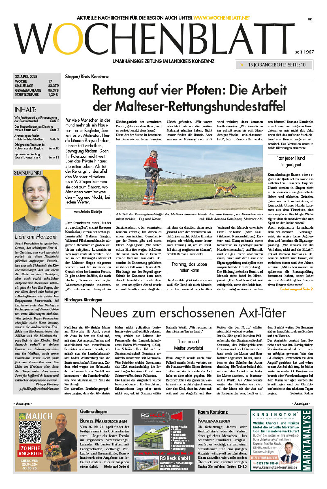 Ausgabe 17 vom 23. April 2025