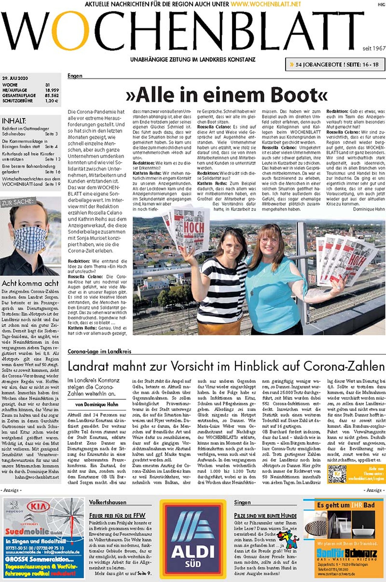 Ausgabe 31 vom 29. Juli 2020