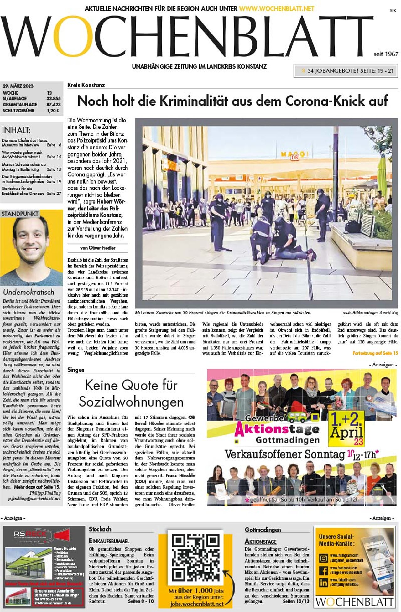 Ausgabe 13 vom 29. März 2023