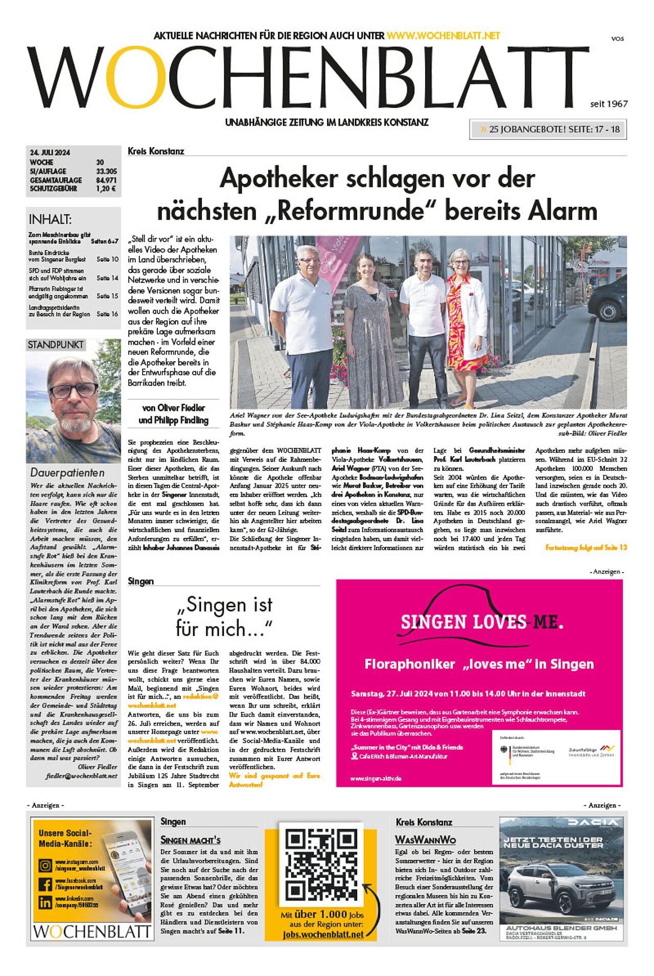Ausgabe 30 vom 24. Juli 2024