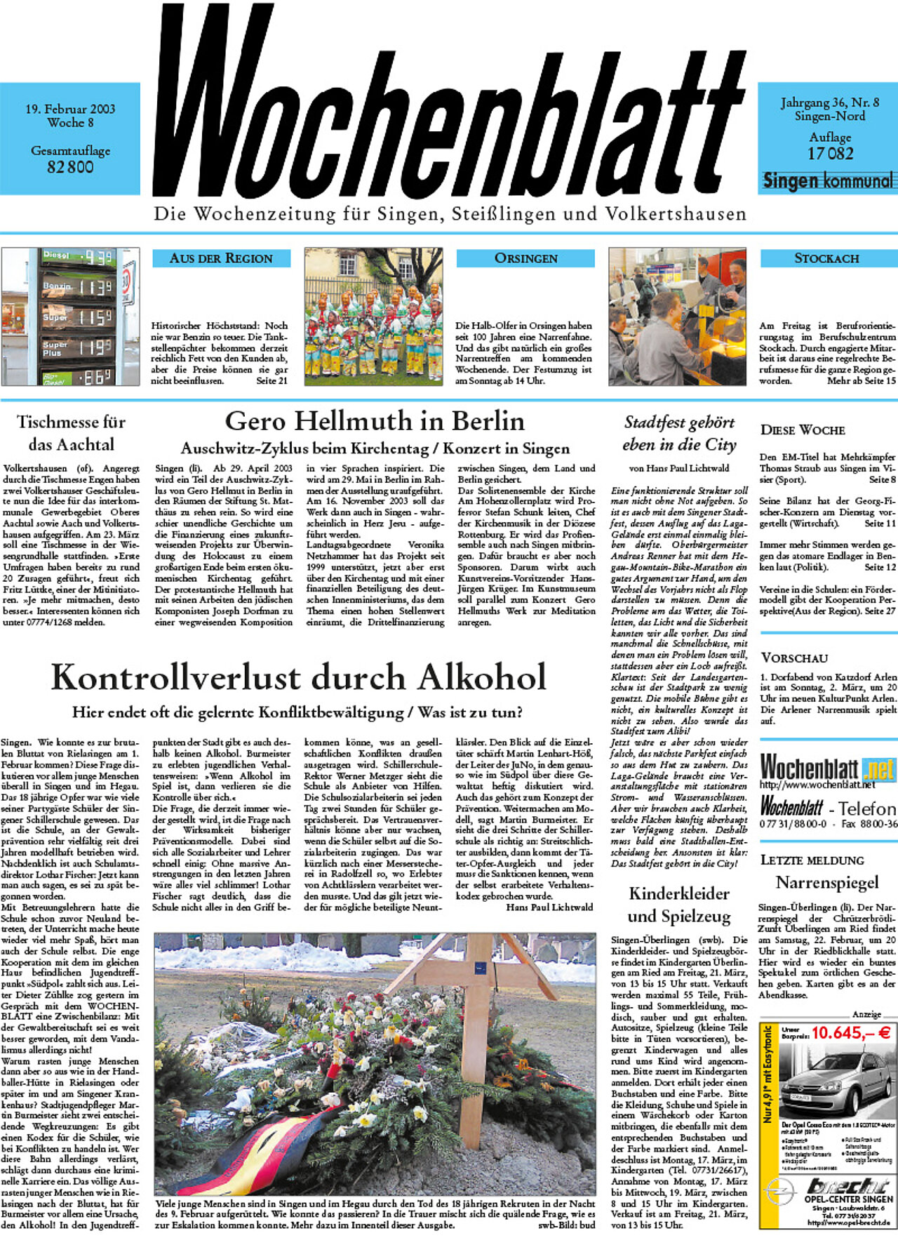 Ausgabe 08 vom 19. Februar 2003