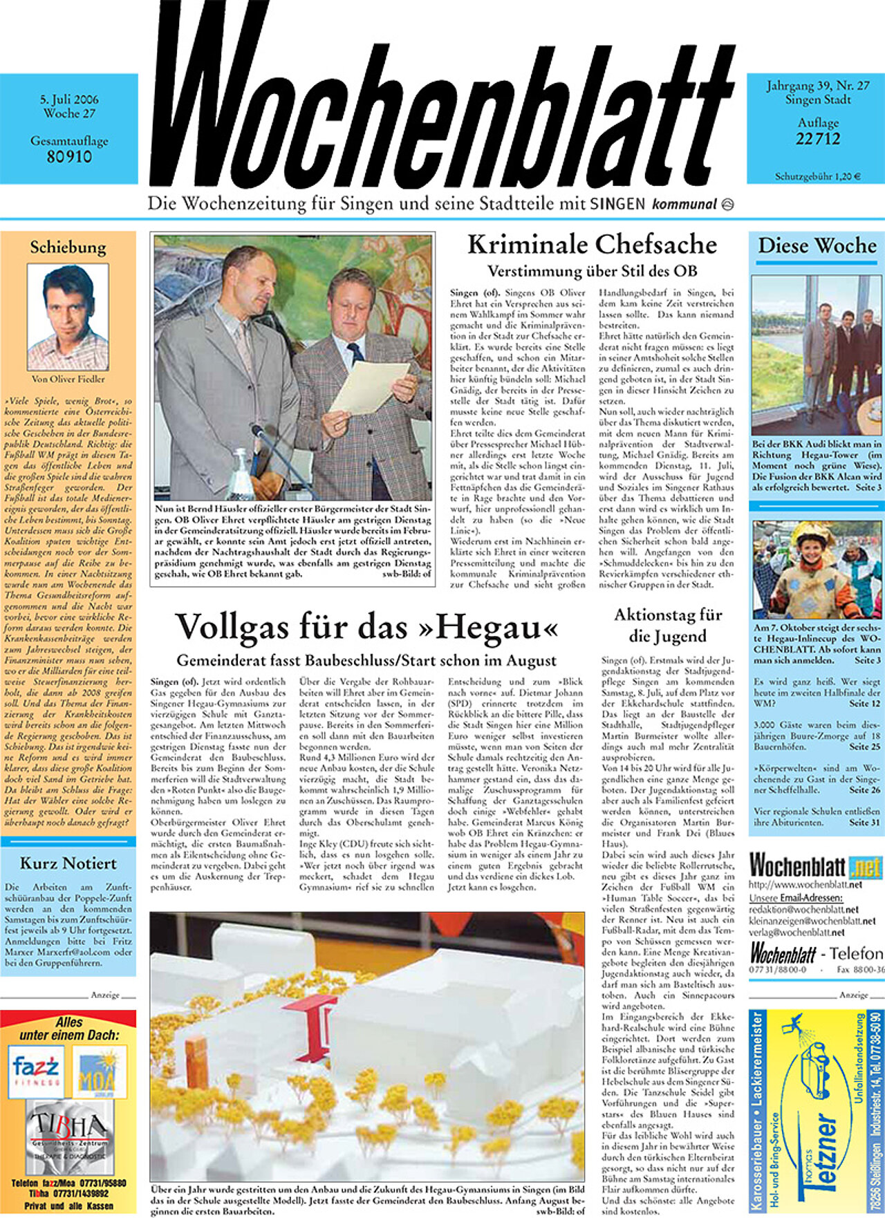 Ausgabe 27 vom 05. Juli 2006