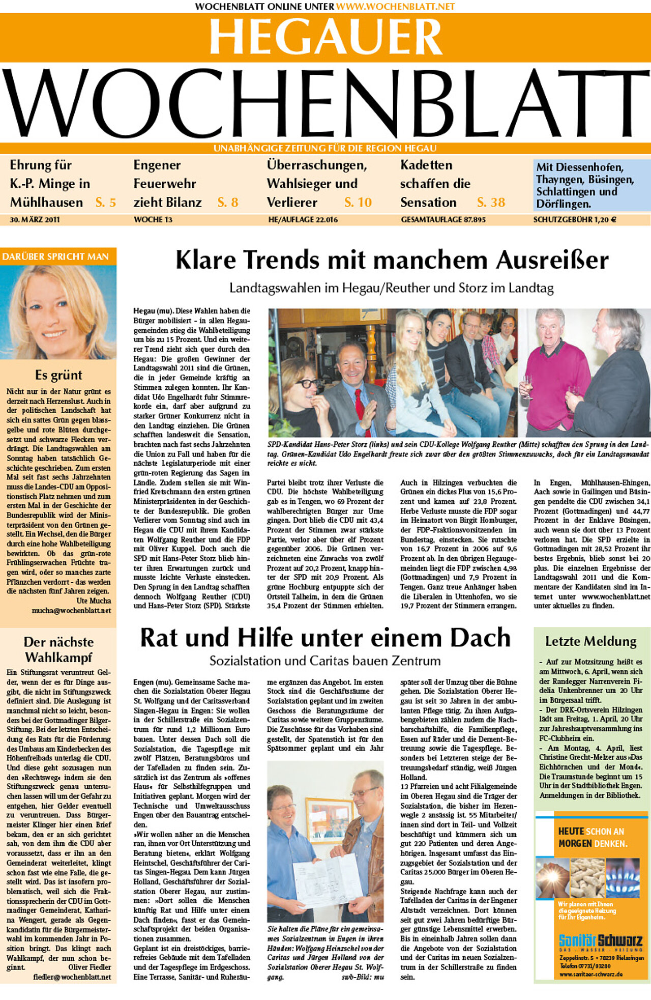 Ausgabe 13 vom 30. März 2011