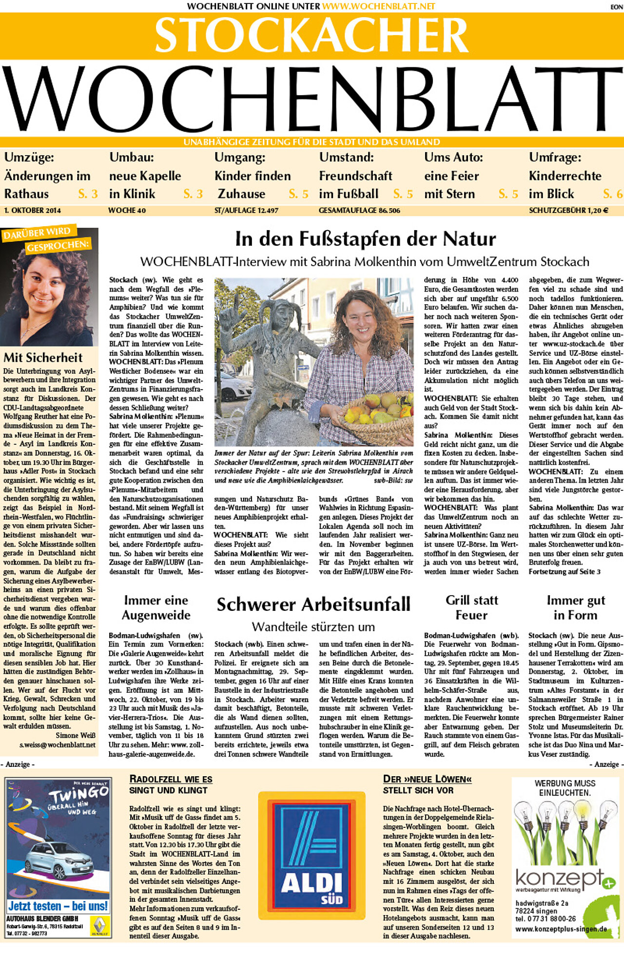 Ausgabe 40 vom 01. Oktober 2014
