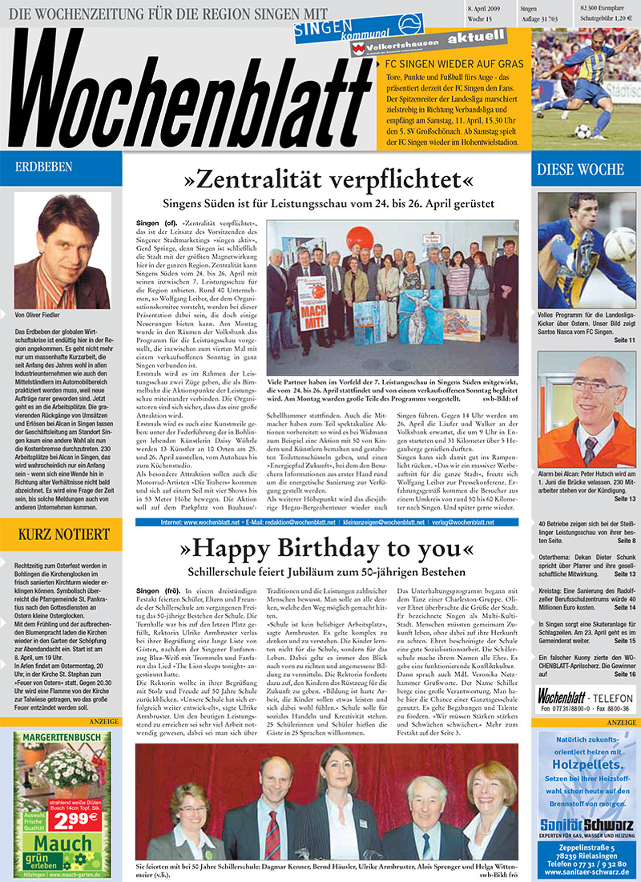 Ausgabe 14 vom 08. April 2009