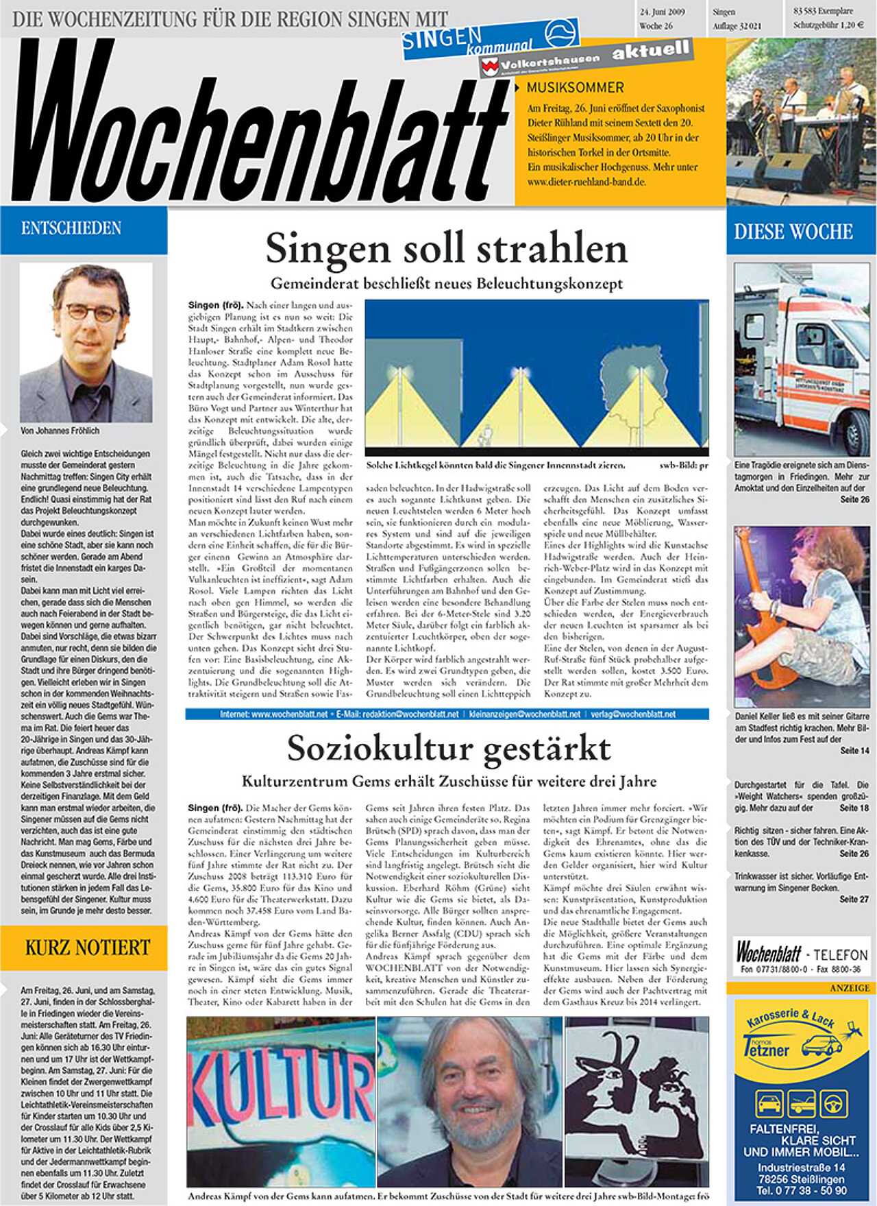Ausgabe 25 vom 24. Juni 2009