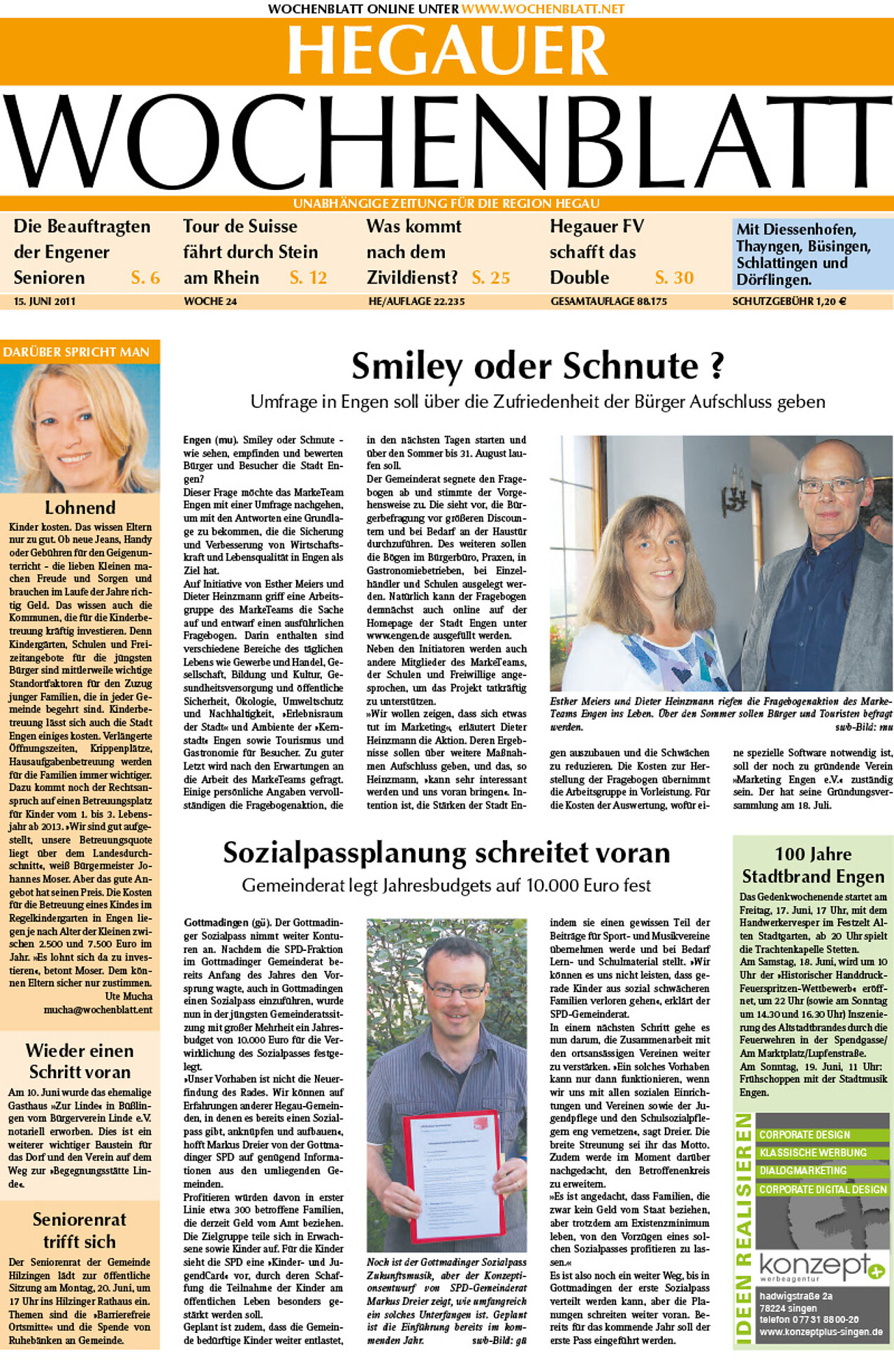 Ausgabe 24 vom 15. Juni 2011
