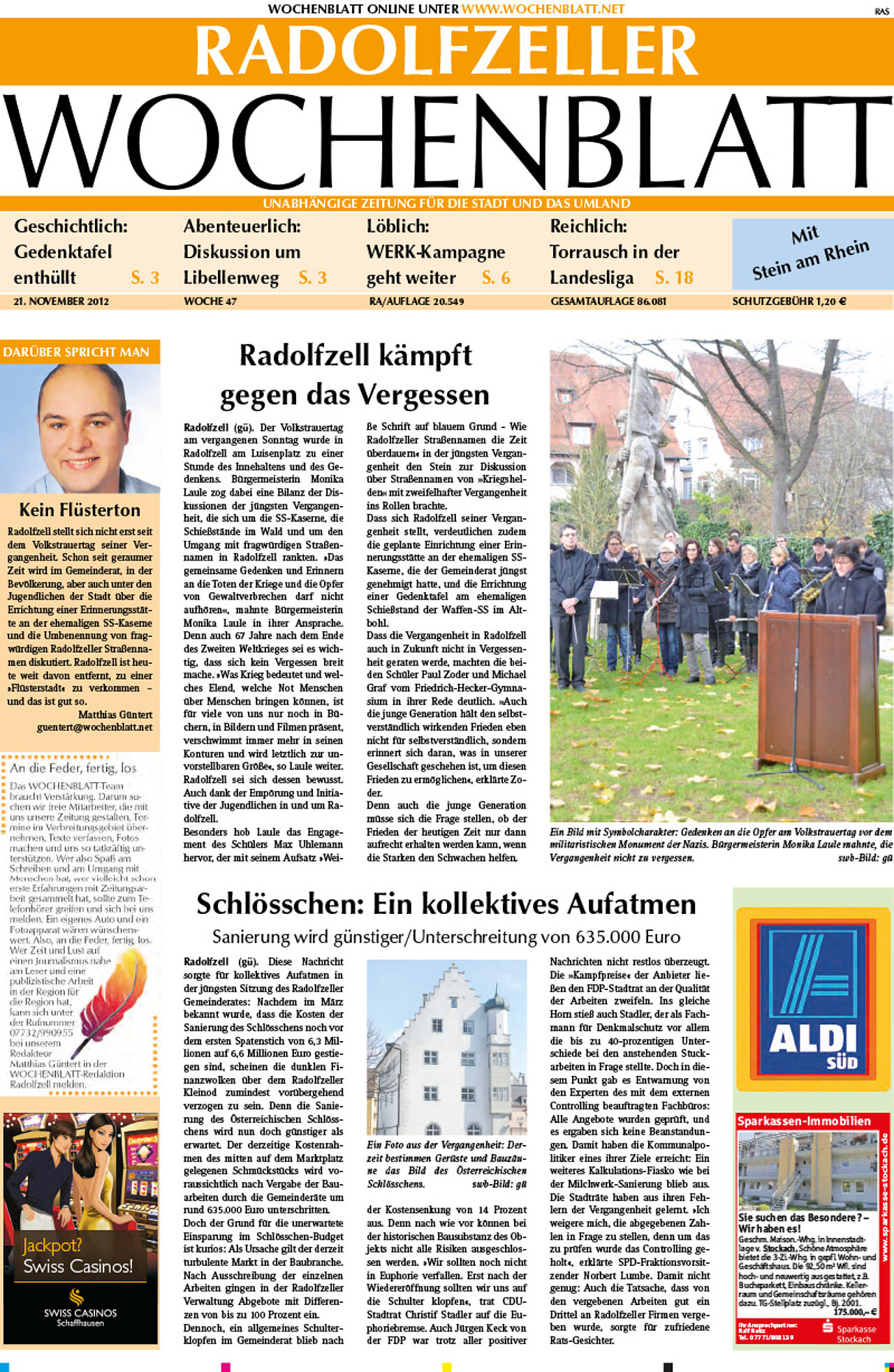 Ausgabe 47 vom 21. November 2012