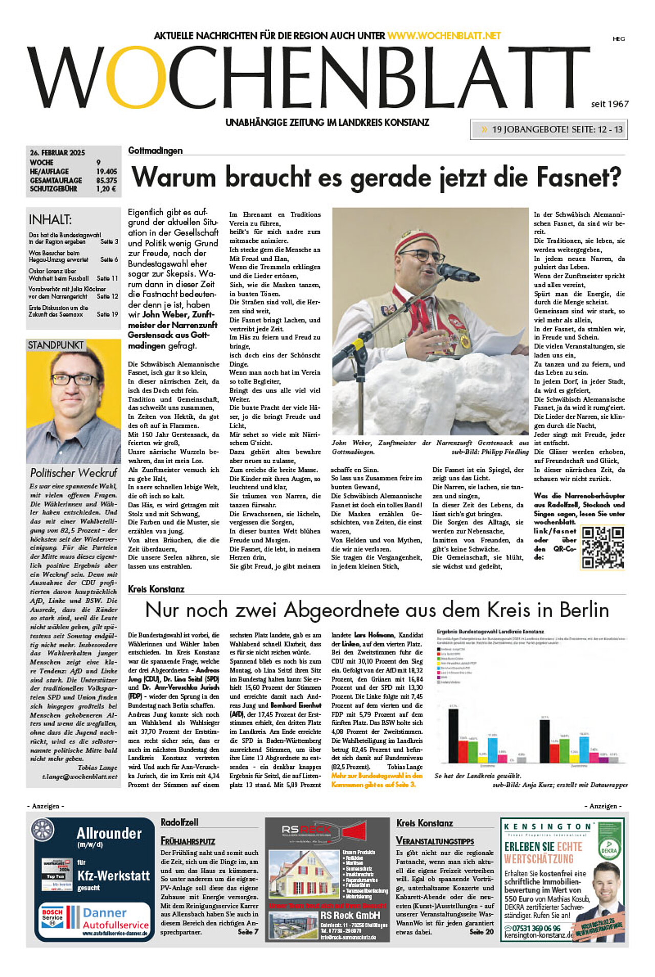 Ausgabe 9 vom 26. Februar 2025