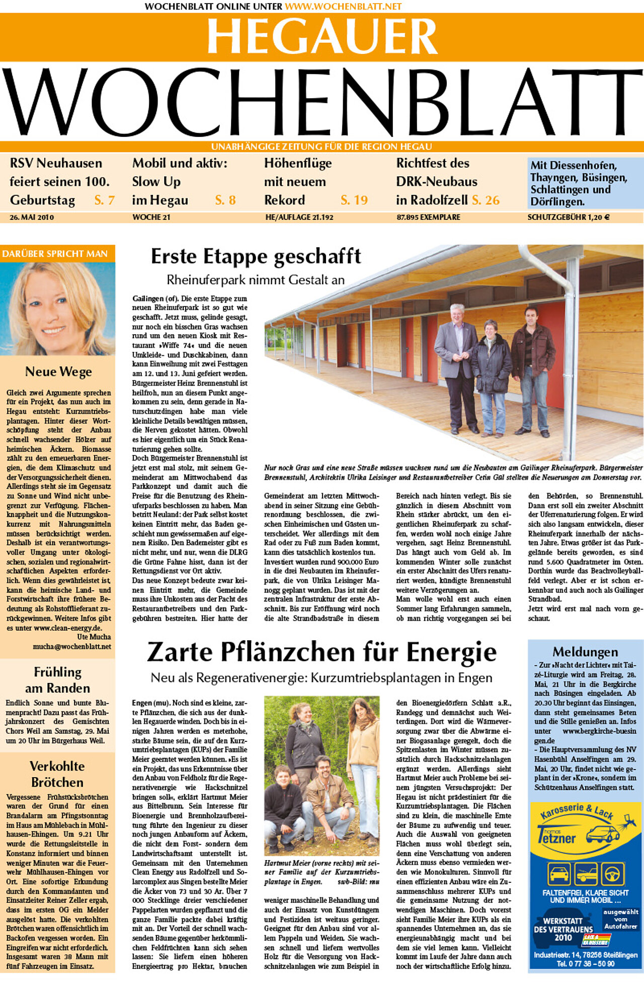 Ausgabe 21 vom 26. Mai 2010