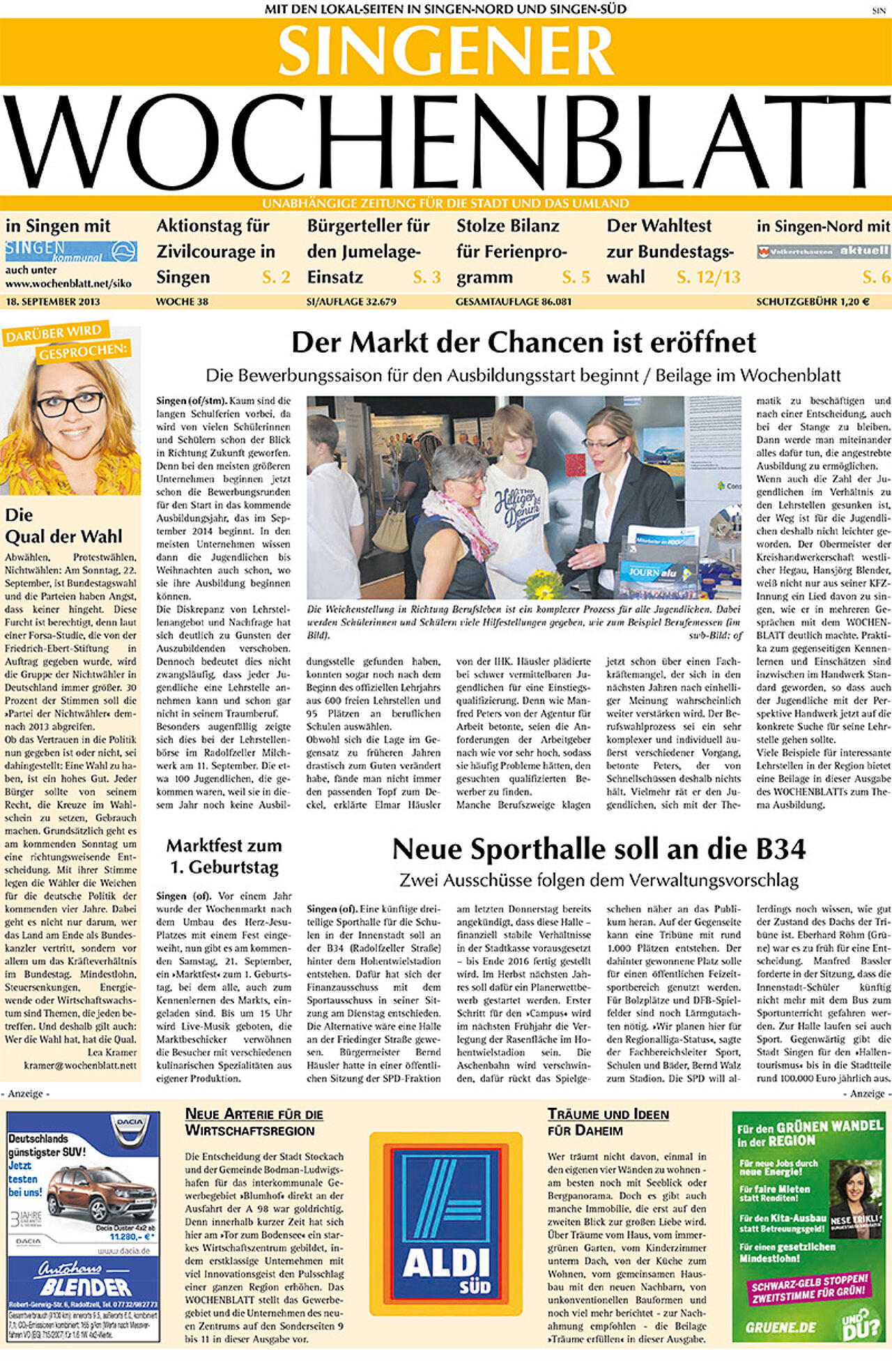 Ausgabe 38 vom 18. September 2013