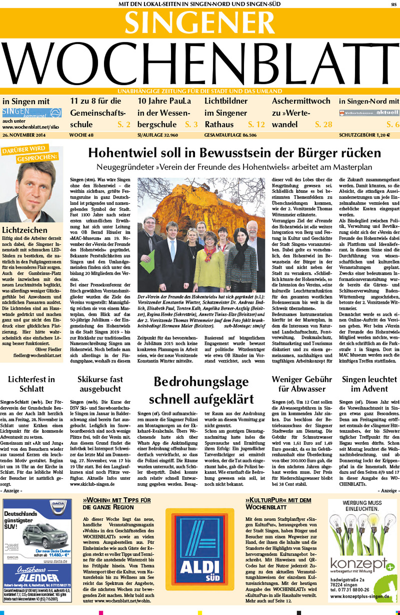 Ausgabe 48 vom 26. November 2014