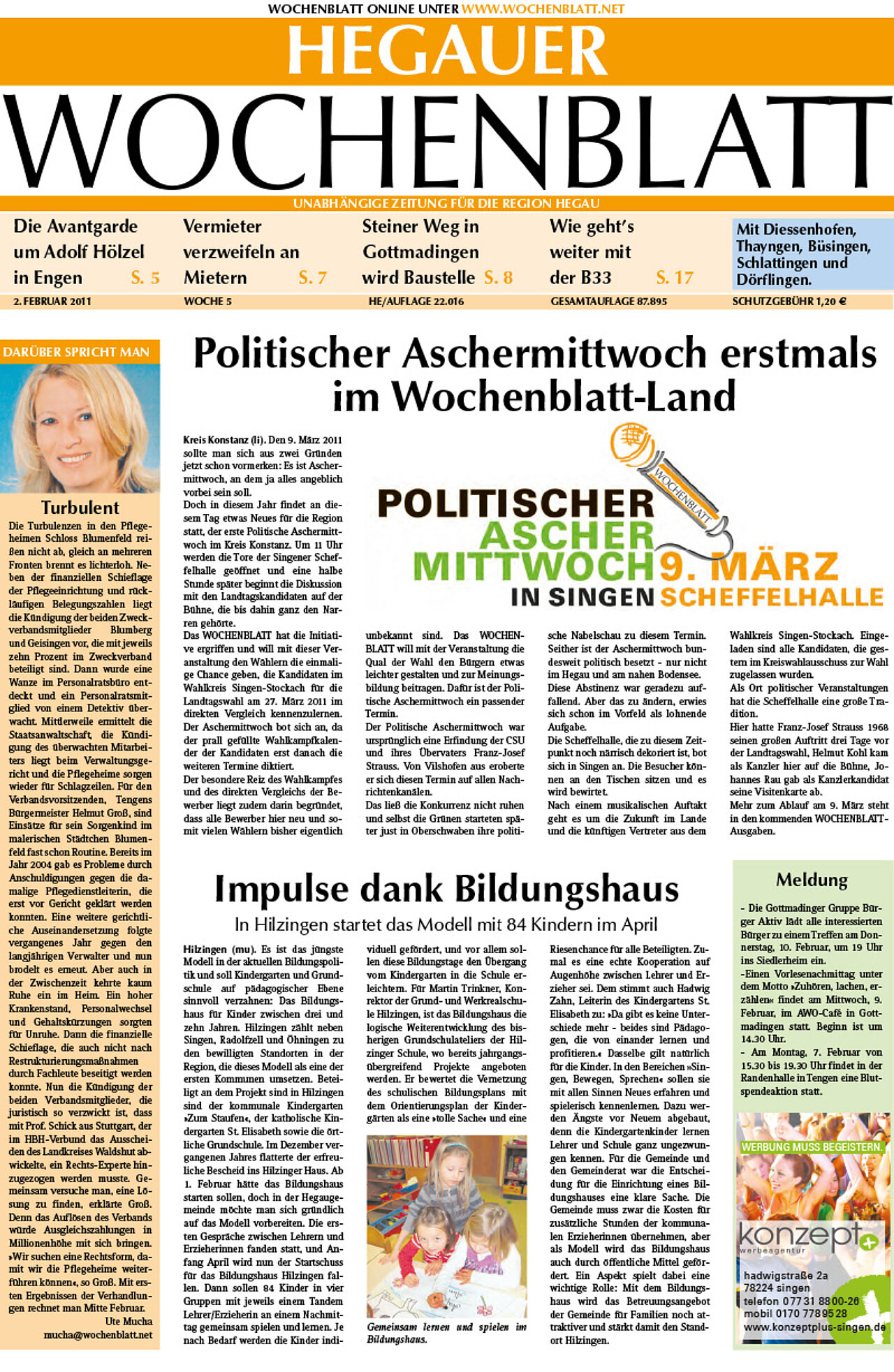 Ausgabe 05 vom 02. Februar 2011