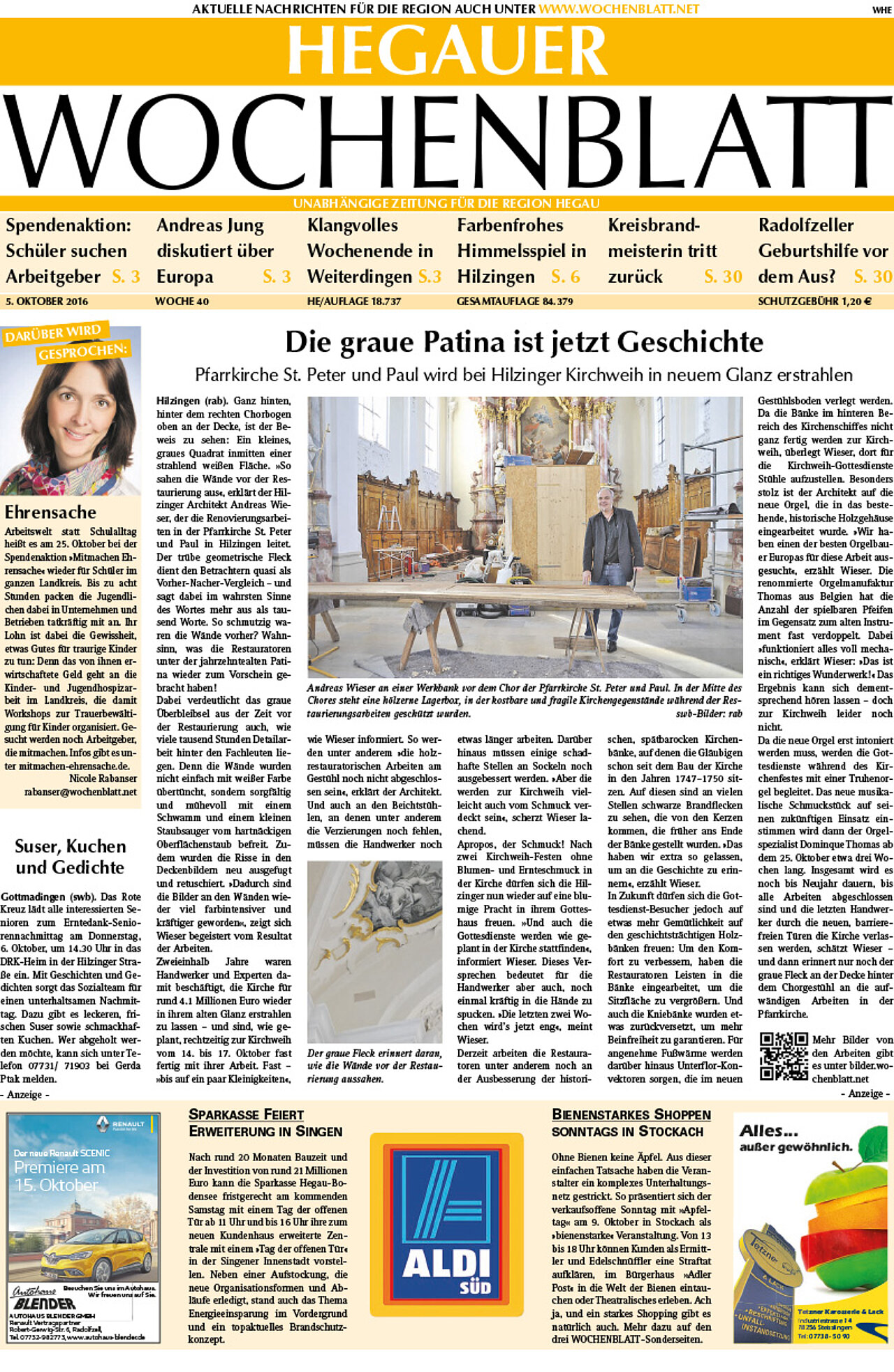 Ausgabe 40 vom 05. Oktober 2016