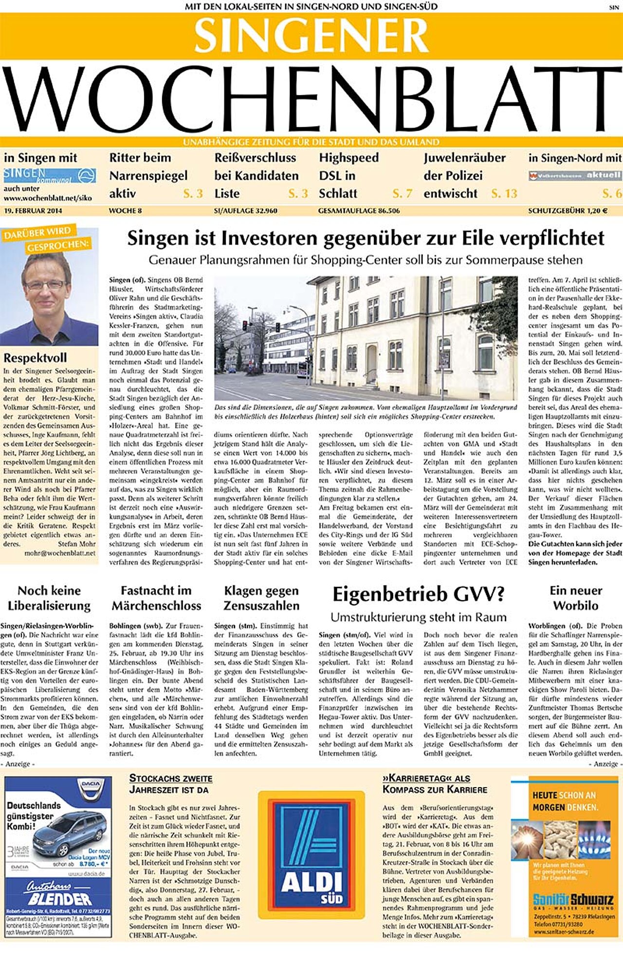 Ausgabe 08 vom 19. Februar 2014