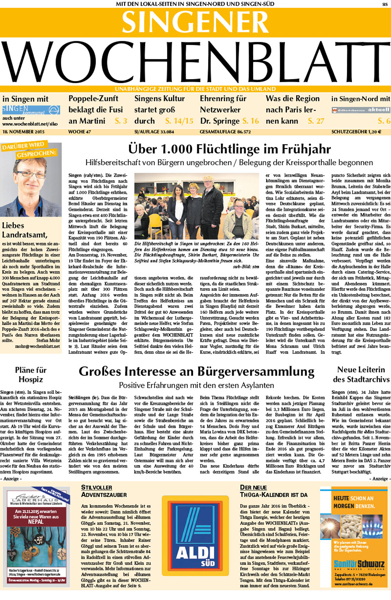 Ausgabe 47 vom 18. November 2015