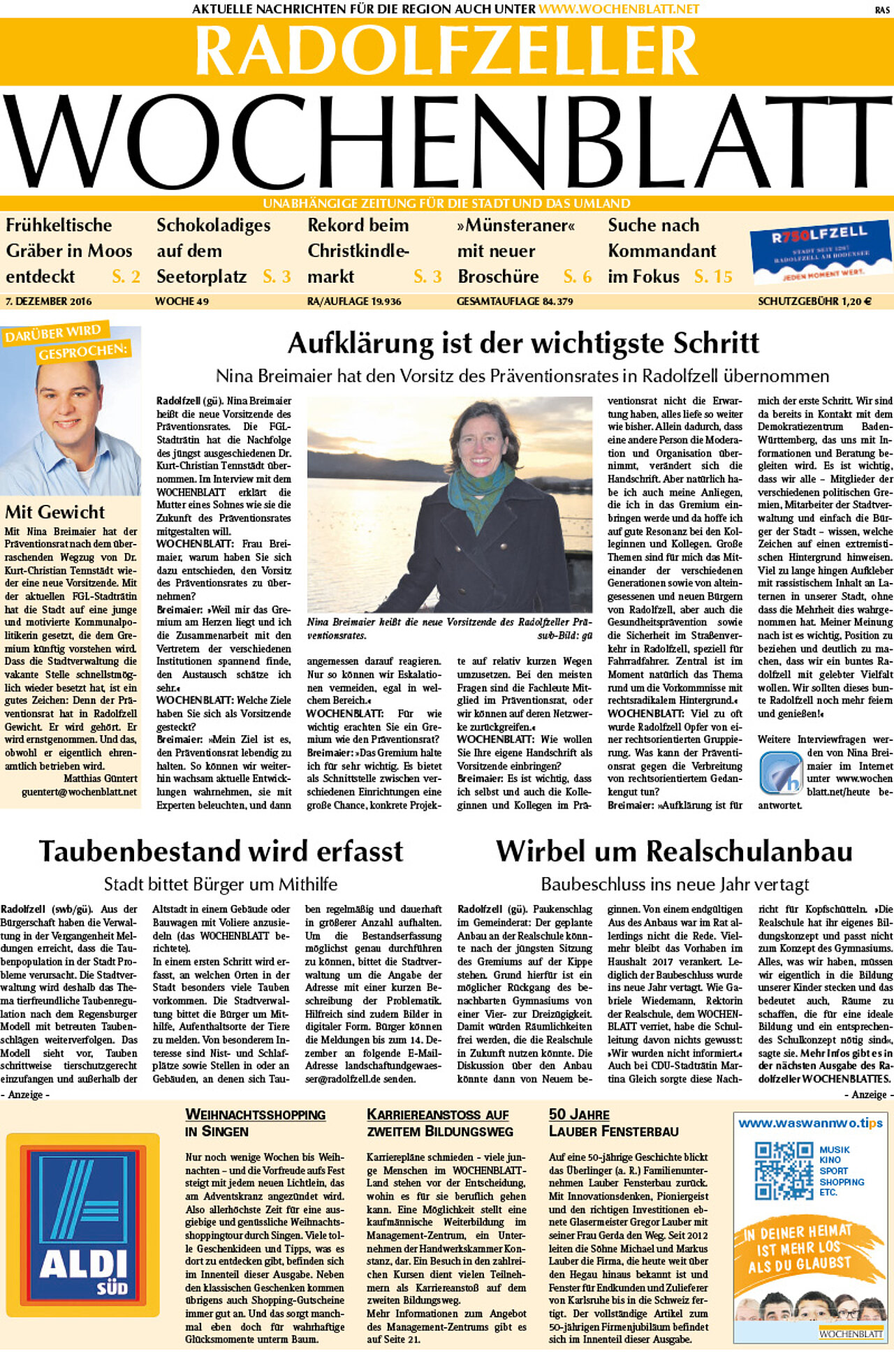Ausgabe 49 vom 07. Dezember 2016