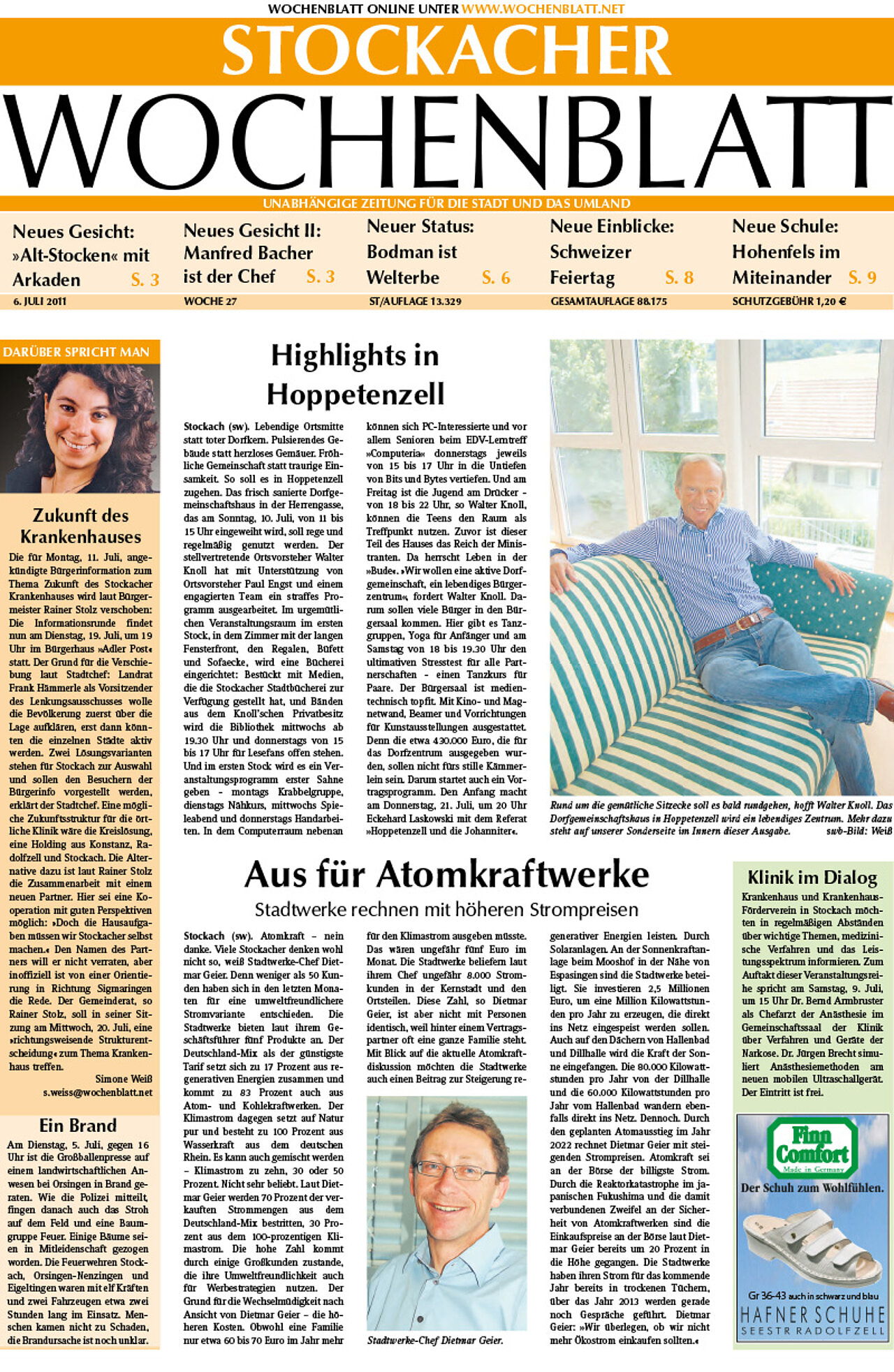 Ausgabe 27 vom 06. Juli 2011