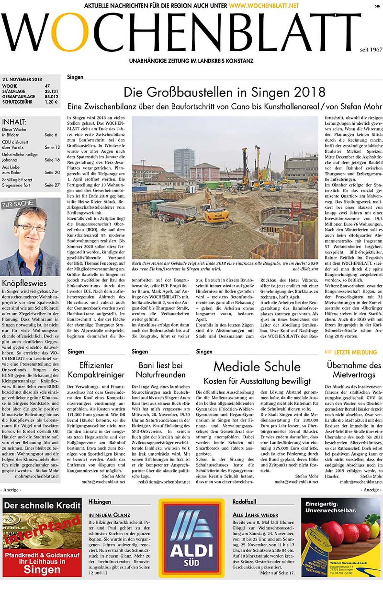 Ausgabe 47 vom 21. November 2018