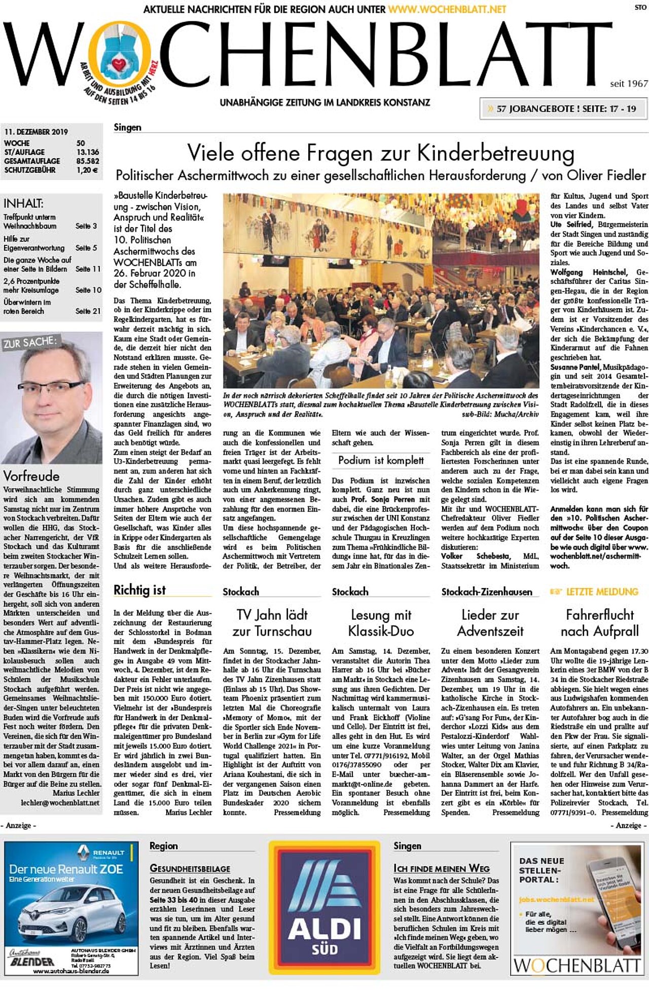 Ausgabe 50 vom 11. Dezember 2019