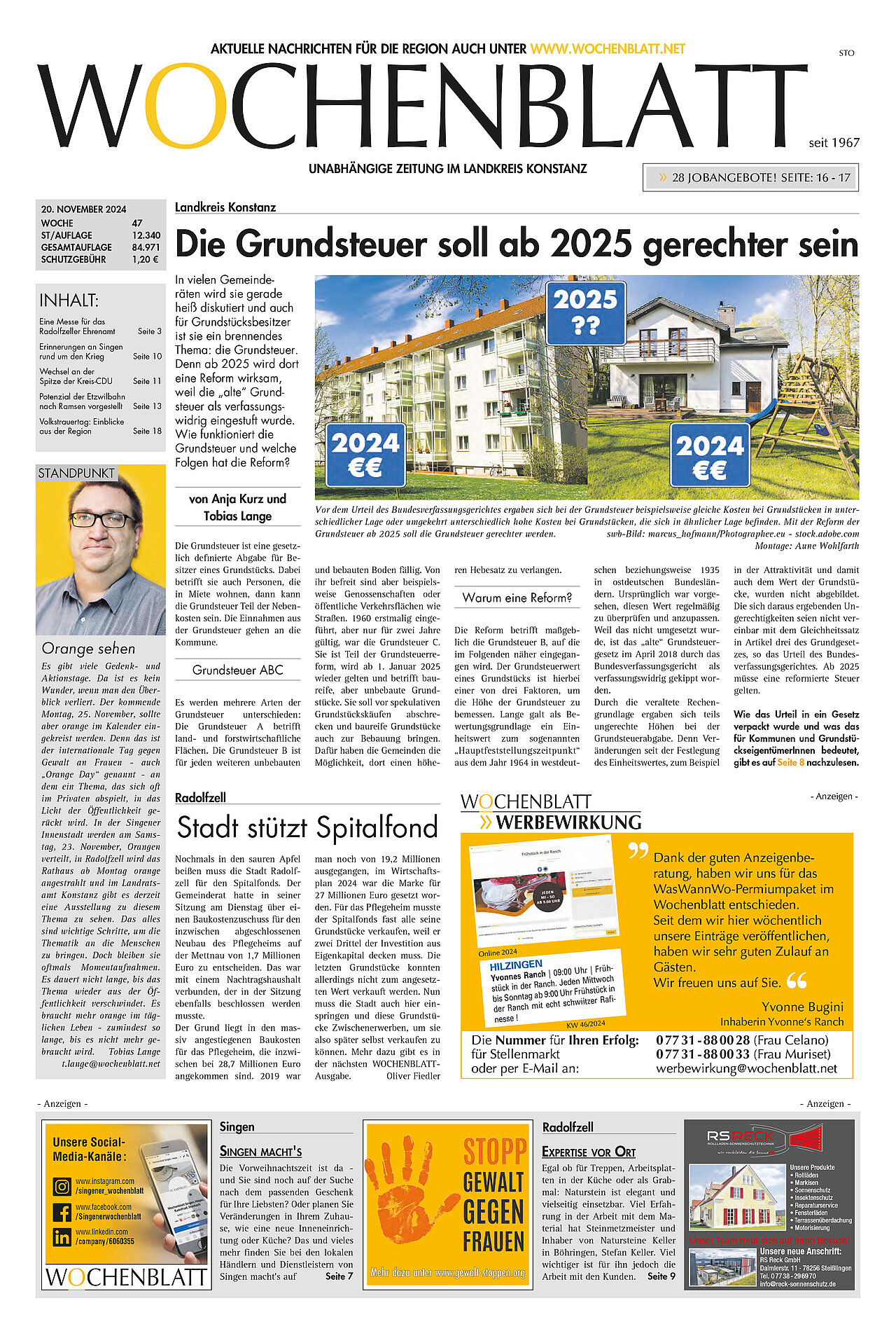 Ausgabe 47 vom 20. November 2024