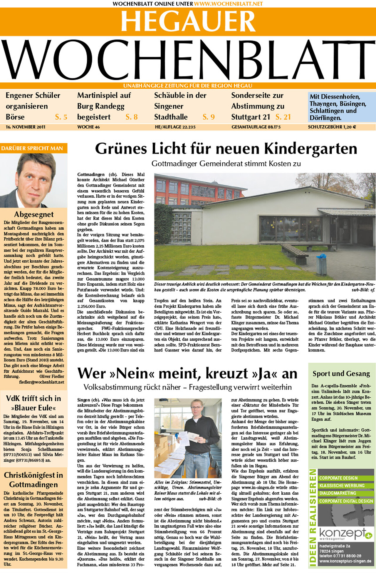 Ausgabe 46 vom 16. November 2011