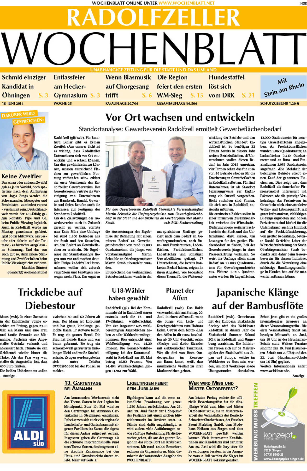 Ausgabe 25 vom 18. Juni 2014
