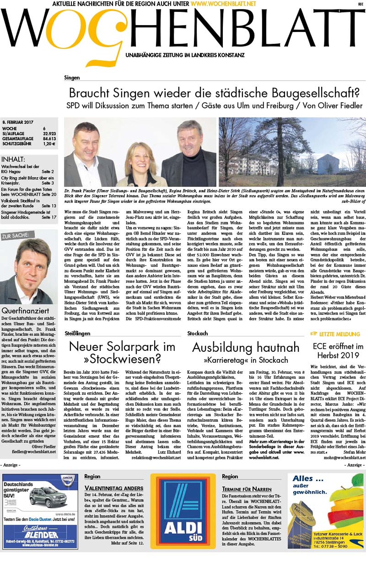 Ausgabe 06 vom 08. Februar 2017