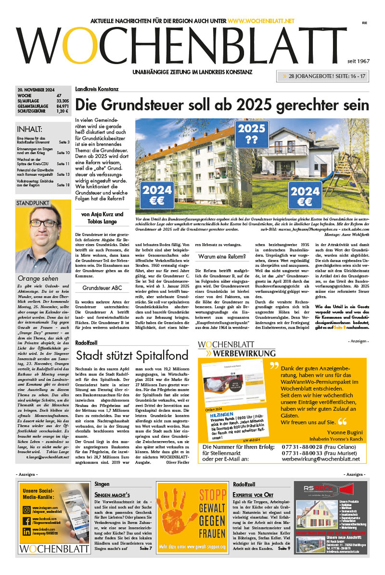 Ausgabe 47 vom 20. November 2024