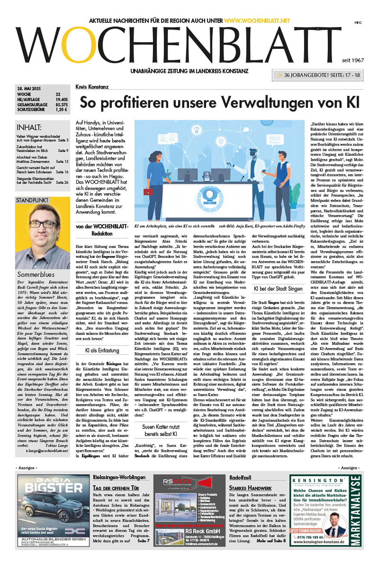 Ausgabe 22 vom 28. Mai 2025