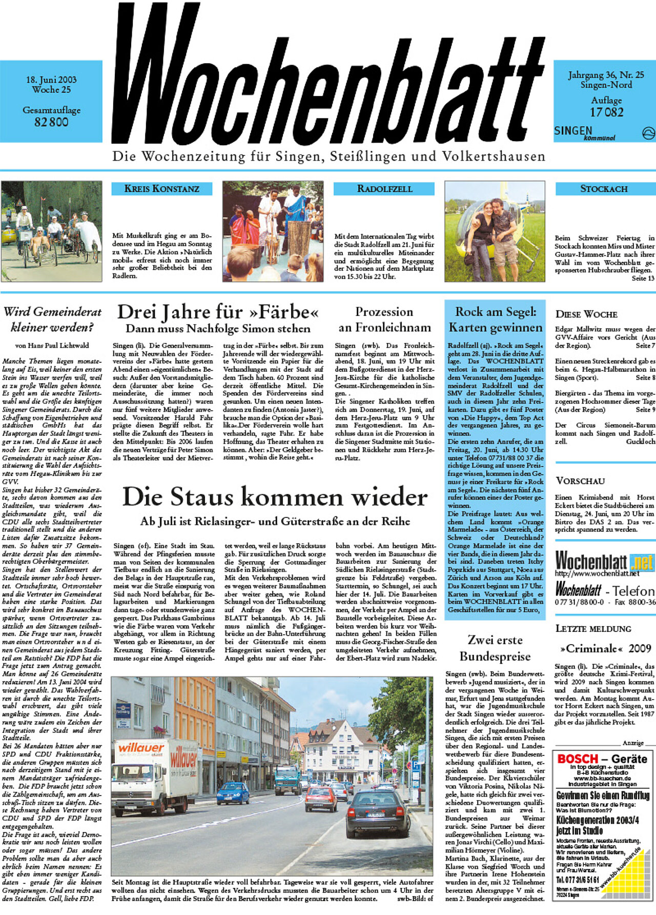 Ausgabe 25 vom 18. Juni 2003