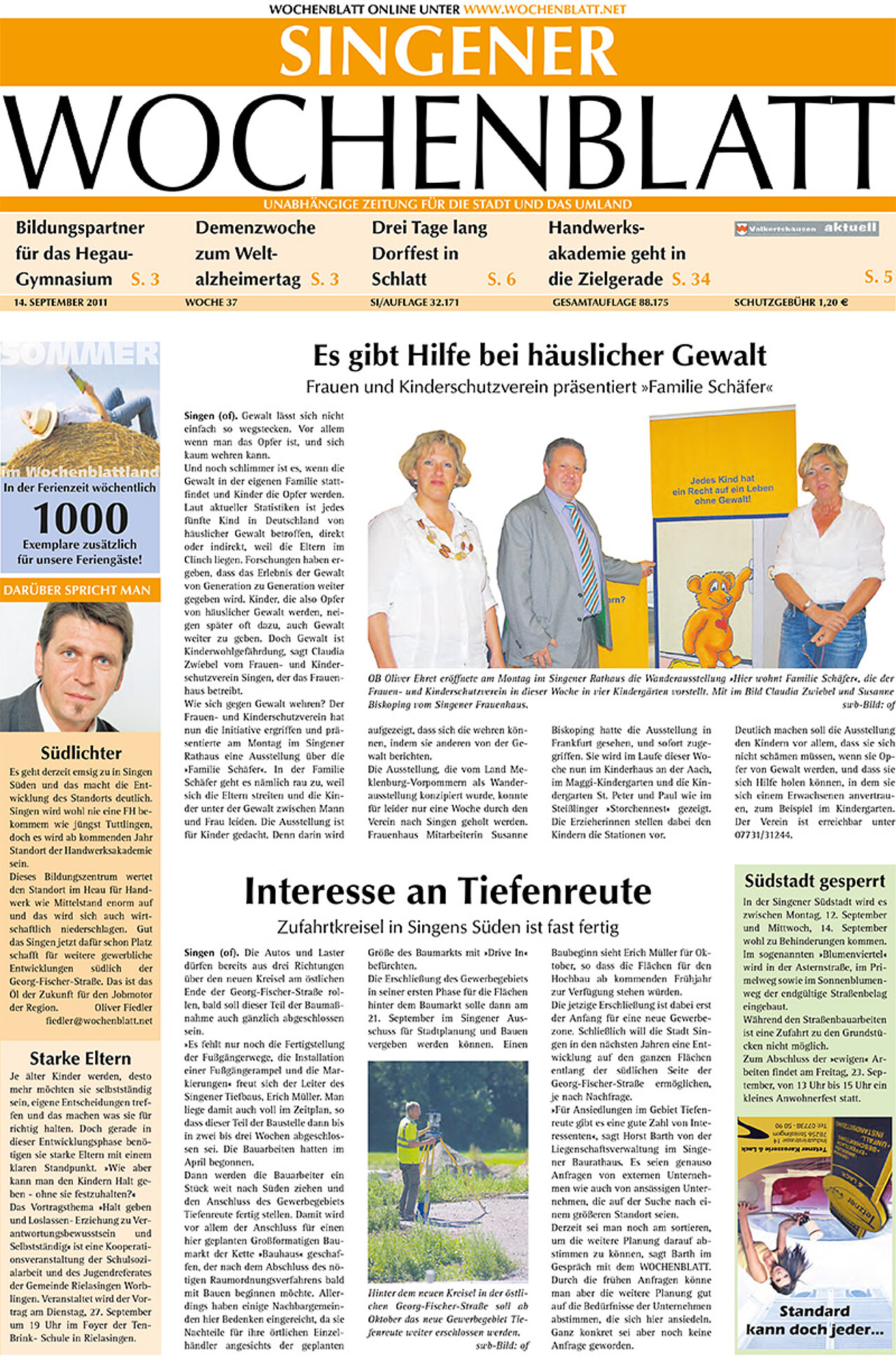 Ausgabe 36 vom 07. September 2011