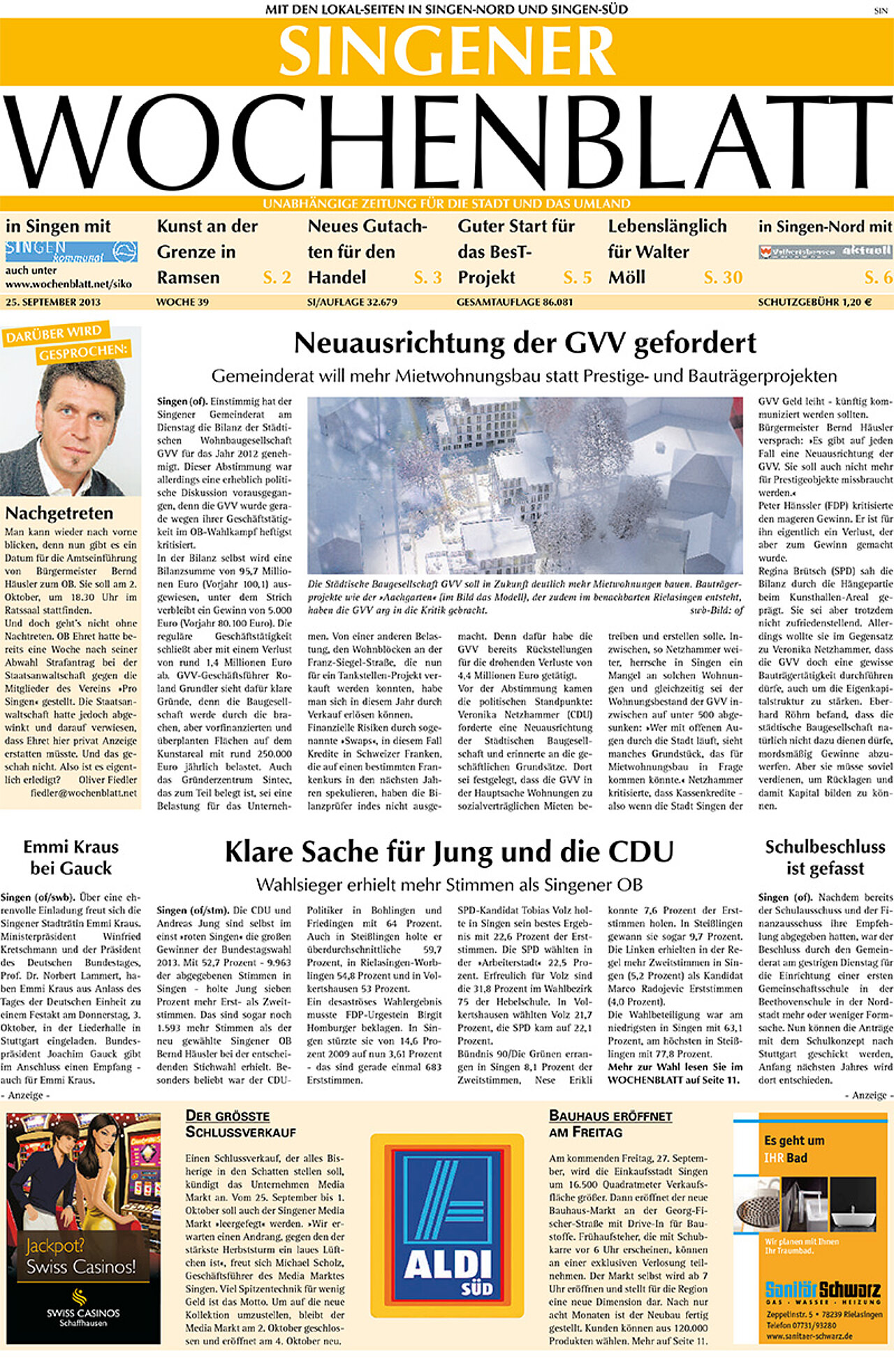 Ausgabe 39 vom 25. September 2013