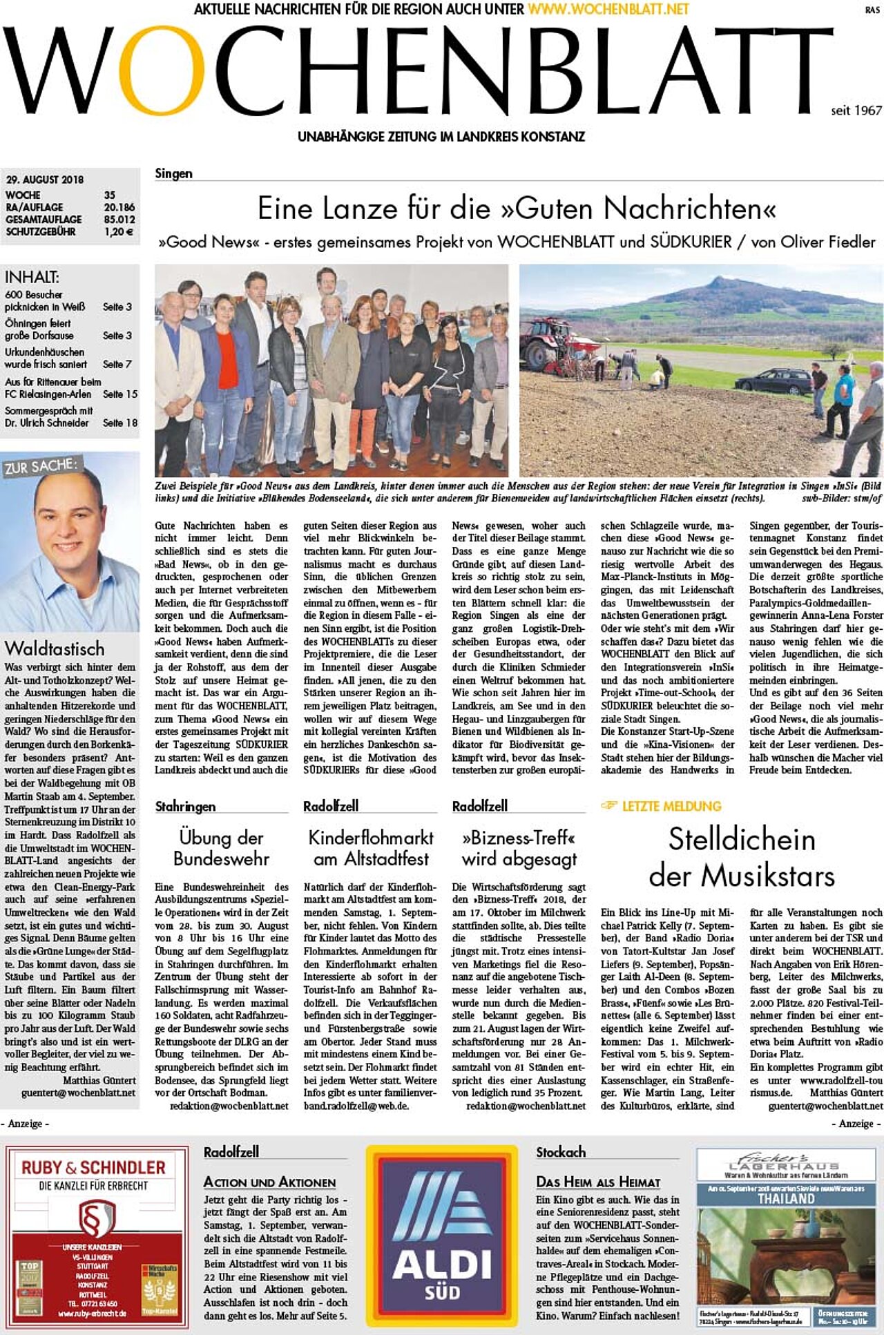 Ausgabe 35 vom 29. August 2018