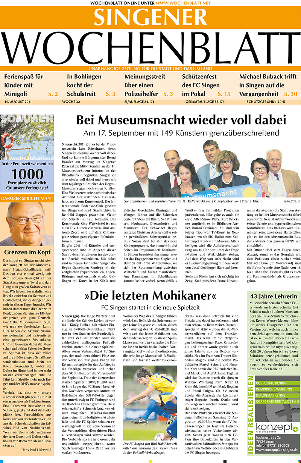 Ausgabe 32 vom 10. August 2011