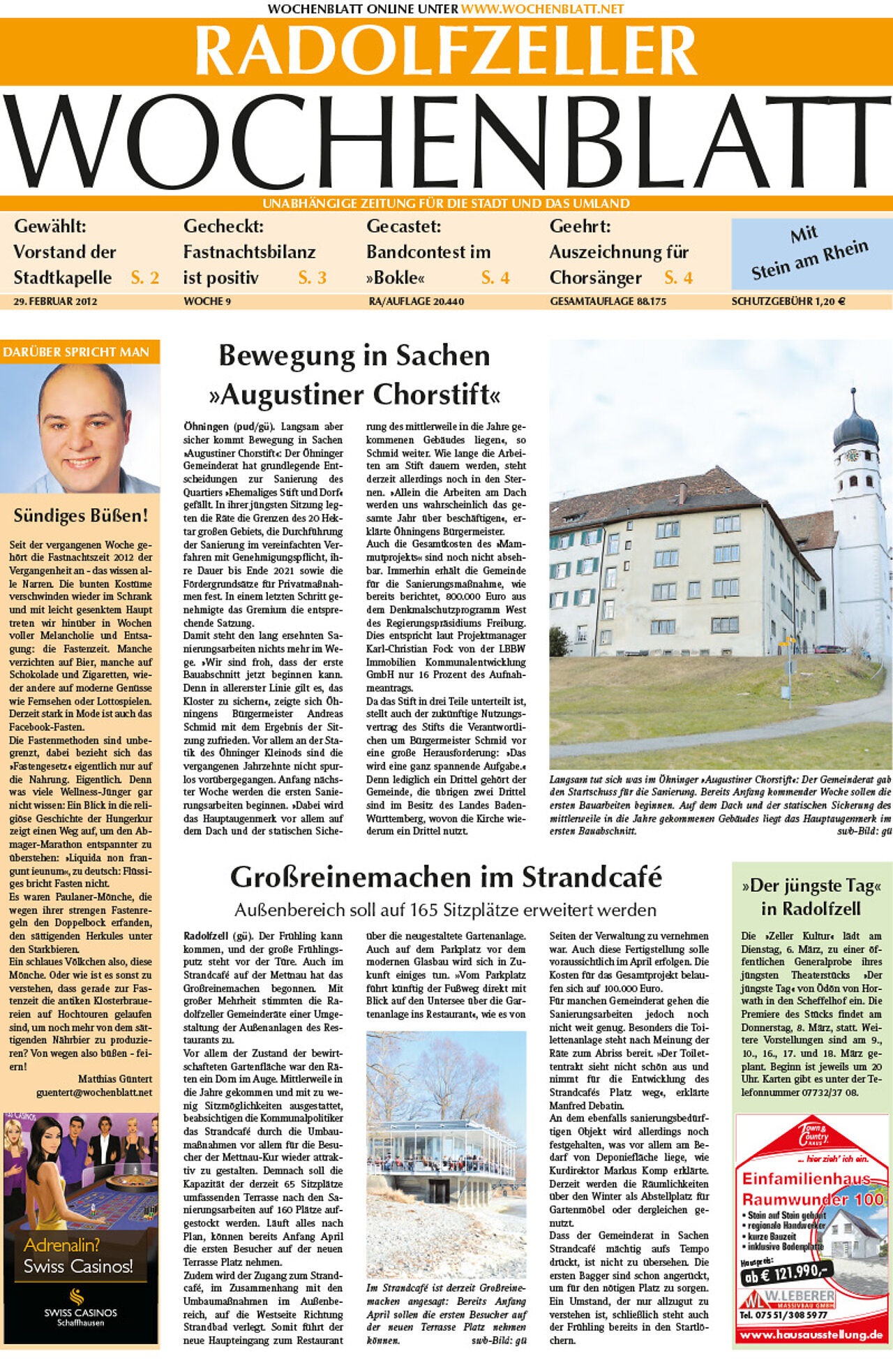 Ausgabe 09 vom 29. Februar 2012