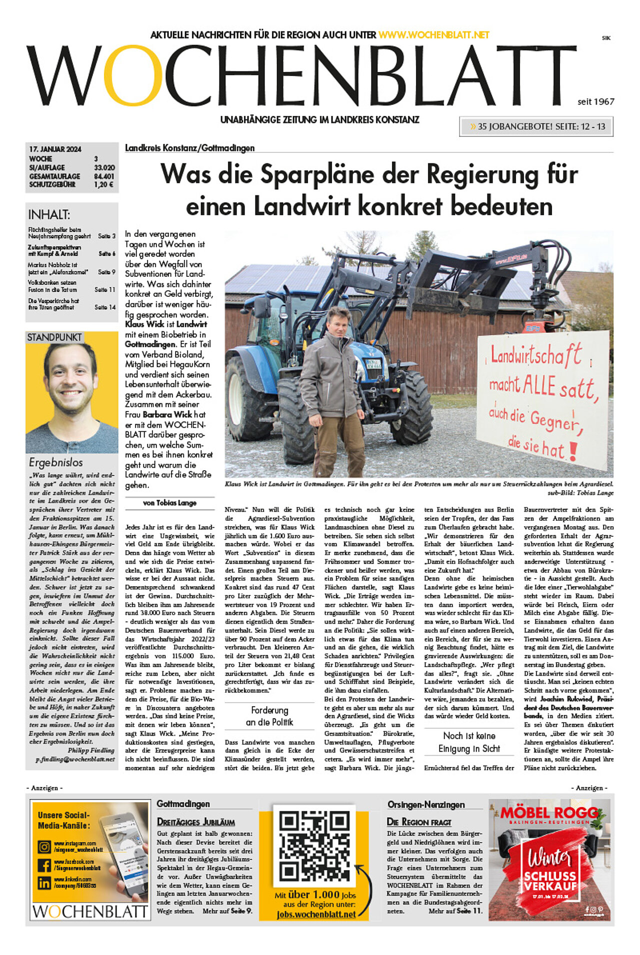 Ausgabe 3 vom 17. Januar 2024