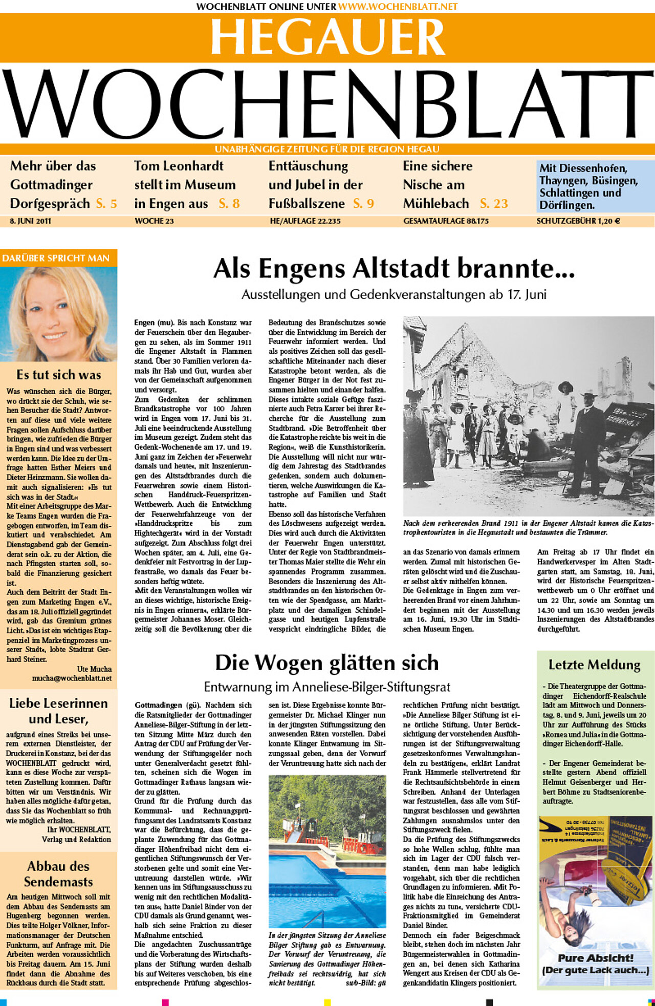 Ausgabe 23 vom 08. Juni 2011