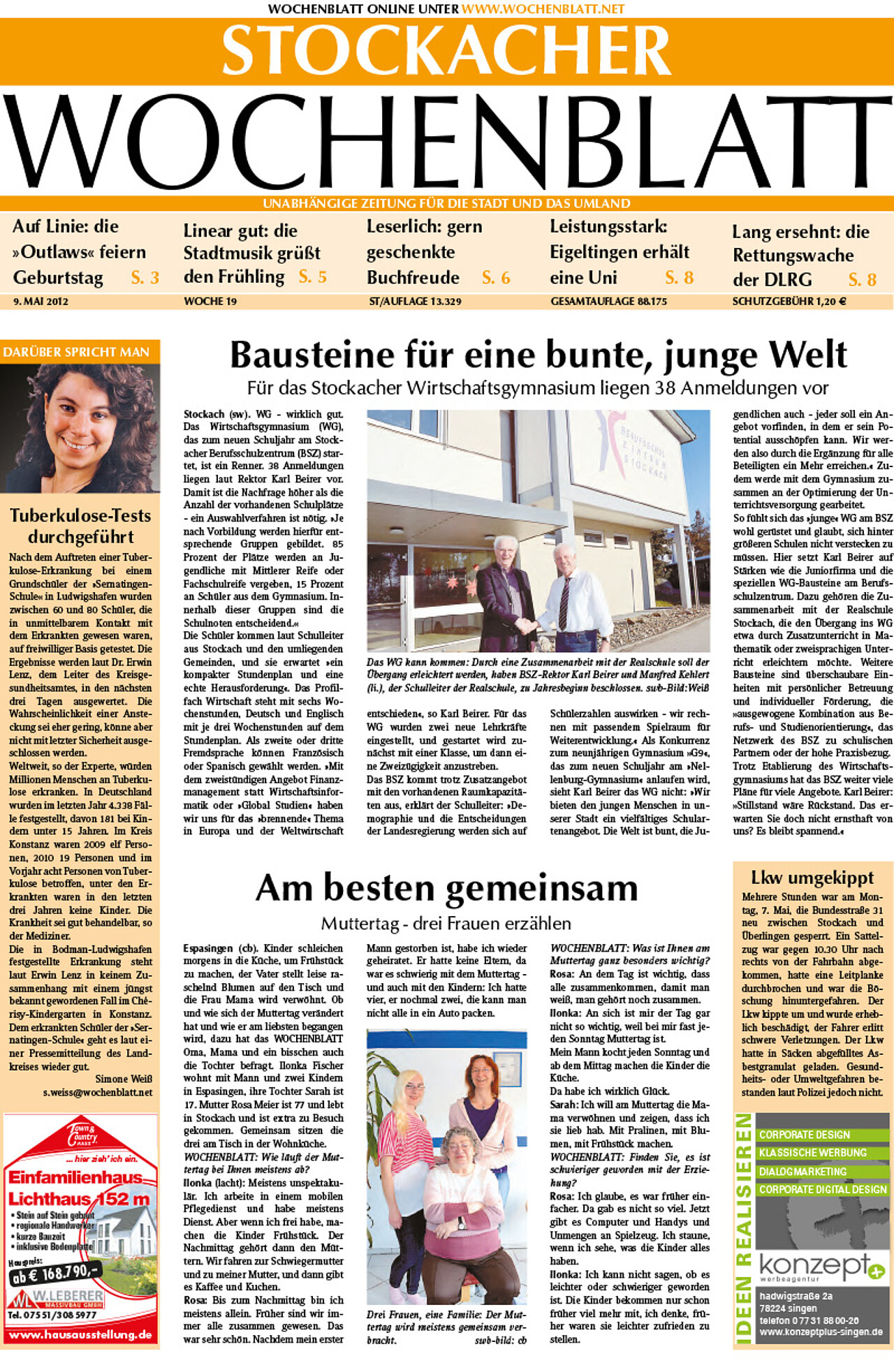 Ausgabe 19 vom 09. Mai 2012