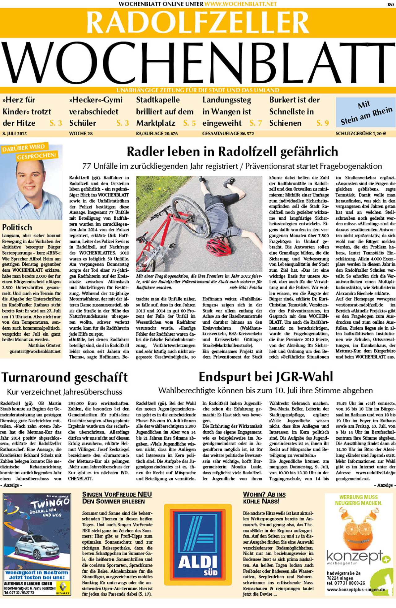 Ausgabe 28 vom 08. Juli 2015