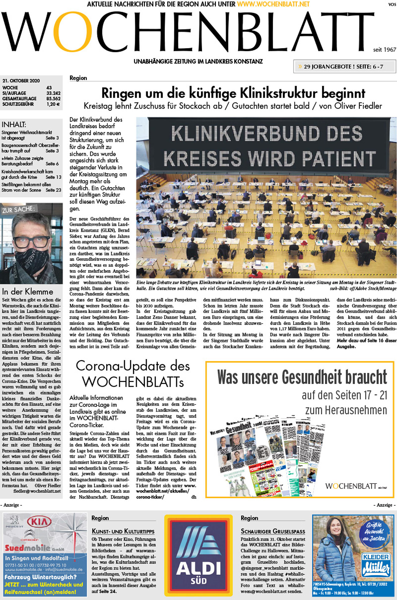 Ausgabe 43 vom 21. Oktober 2020