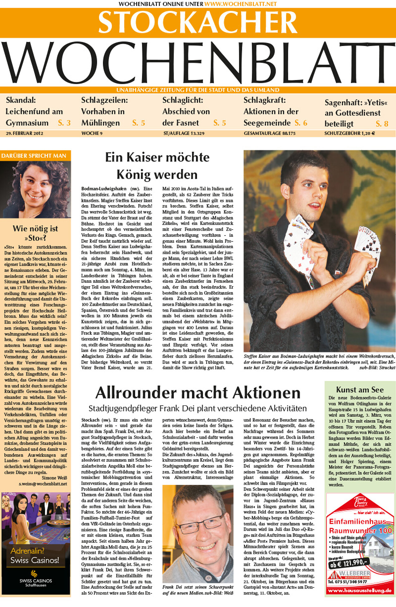 Ausgabe 09 vom 29. Februar 2012