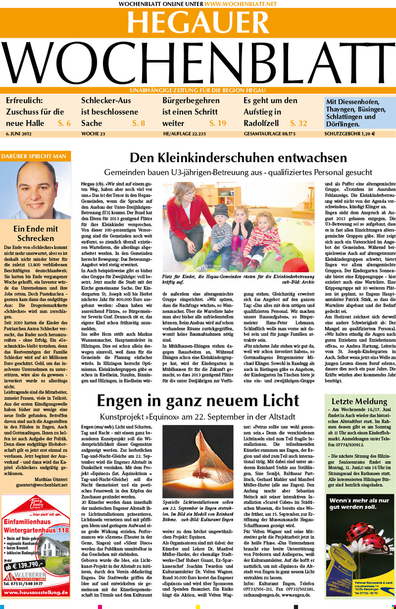 Ausgabe 23 vom 06. Juni 2012