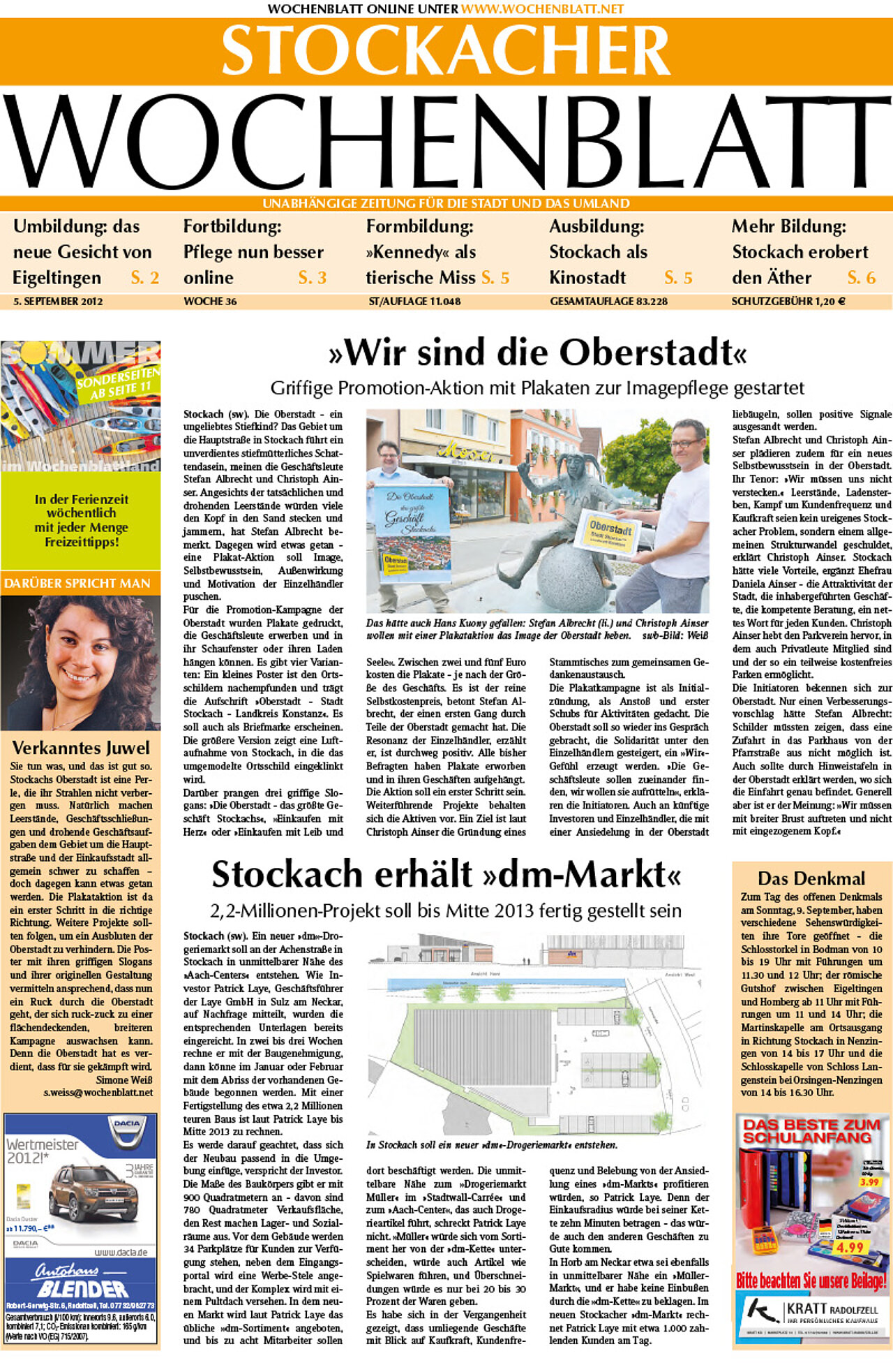 Ausgabe 36 vom 05. September 2012