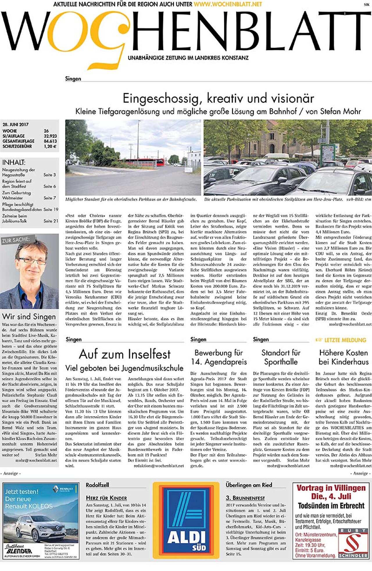 Ausgabe 26 vom 28. Juni 2017