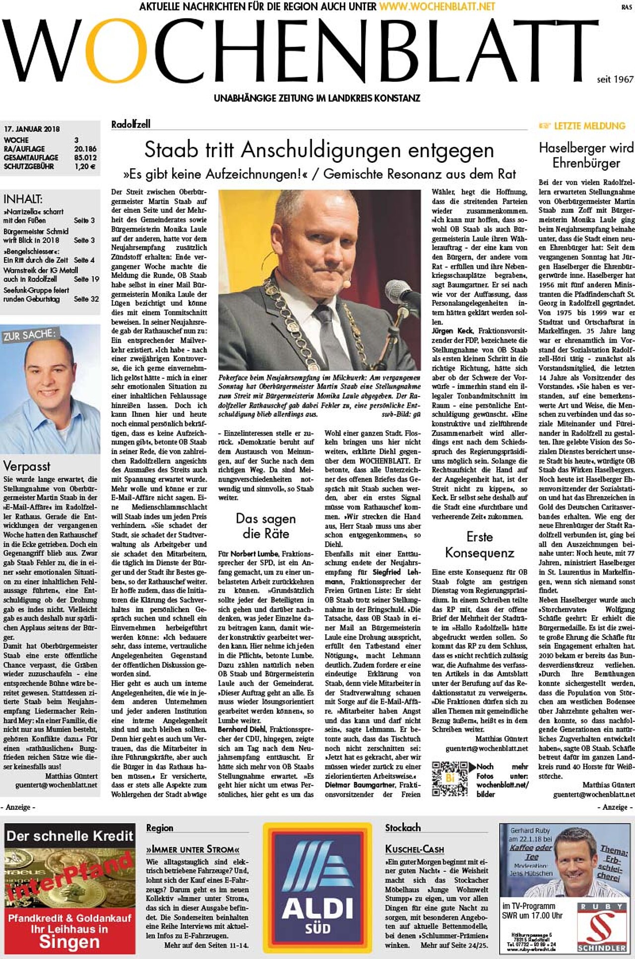 Ausgabe 03 vom 17. Januar 2018